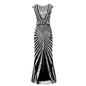 Sequined Fishtail Hem Long Slim Dress Wedding Dresses