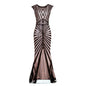 Sequined Fishtail Hem Long Slim Dress Wedding Dresses
