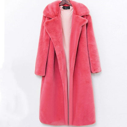 Women's Cool Korean Fur Faux Fashion Coats