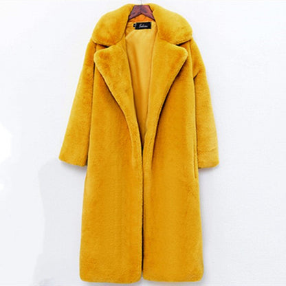 Women's Cool Korean Fur Faux Fashion Coats