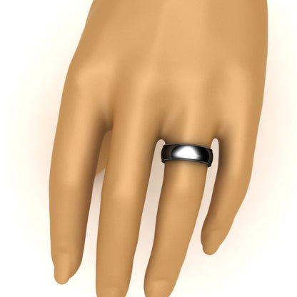 Comfort Fit Wedding Band Milgrain Edge
