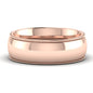 Comfort Fit Wedding Band Milgrain Edge