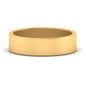 5 mm Flat Gold Wedding Band