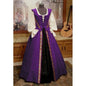 Renaissance Style Cinched Large Swing Two-piece Dresses