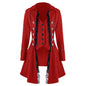 Women's Solid Color Long Sleeve Three Breasted Coats
