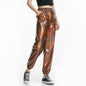 Women's Casual Sports Street Hip Hop Party Shiny Colorful Trousers Pants
