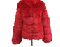 Women's Imitation Fur Hooded Mid-length Slim Fit Coats