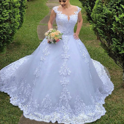Dress White Vintage Lace Backless Sexy Wedding Dresses