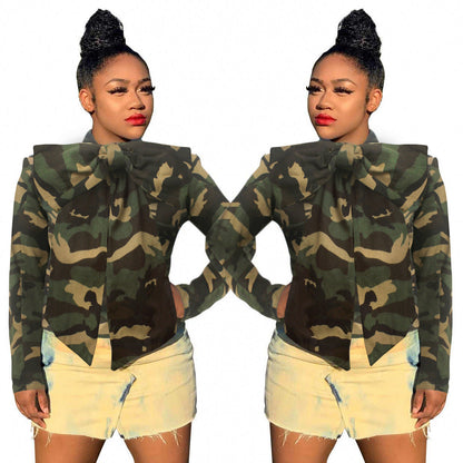 Women's Beautiful Sexy Fashion Long-sleeved Denim Coats