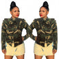 Women's Beautiful Sexy Fashion Long-sleeved Denim Coats