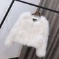 Women's Ostrich Fur Korean Style Clothes Turkey Coats