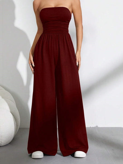 New Casual Versatile High-waisted Pants With A Tube Top