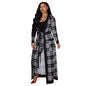 Women's Printed Cloak Trousers Two-piece Set With Suits
