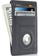 Leather AirTag Card Holder – Slim Wallet with Hidden Tracker Pocket