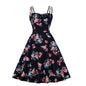 Slouchy Summer Printed Dress Floral Slip Dresses