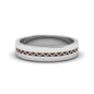 Mens Wave Comfort Fit Wedding Ring