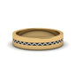 Mens Wave Comfort Fit Wedding Ring
