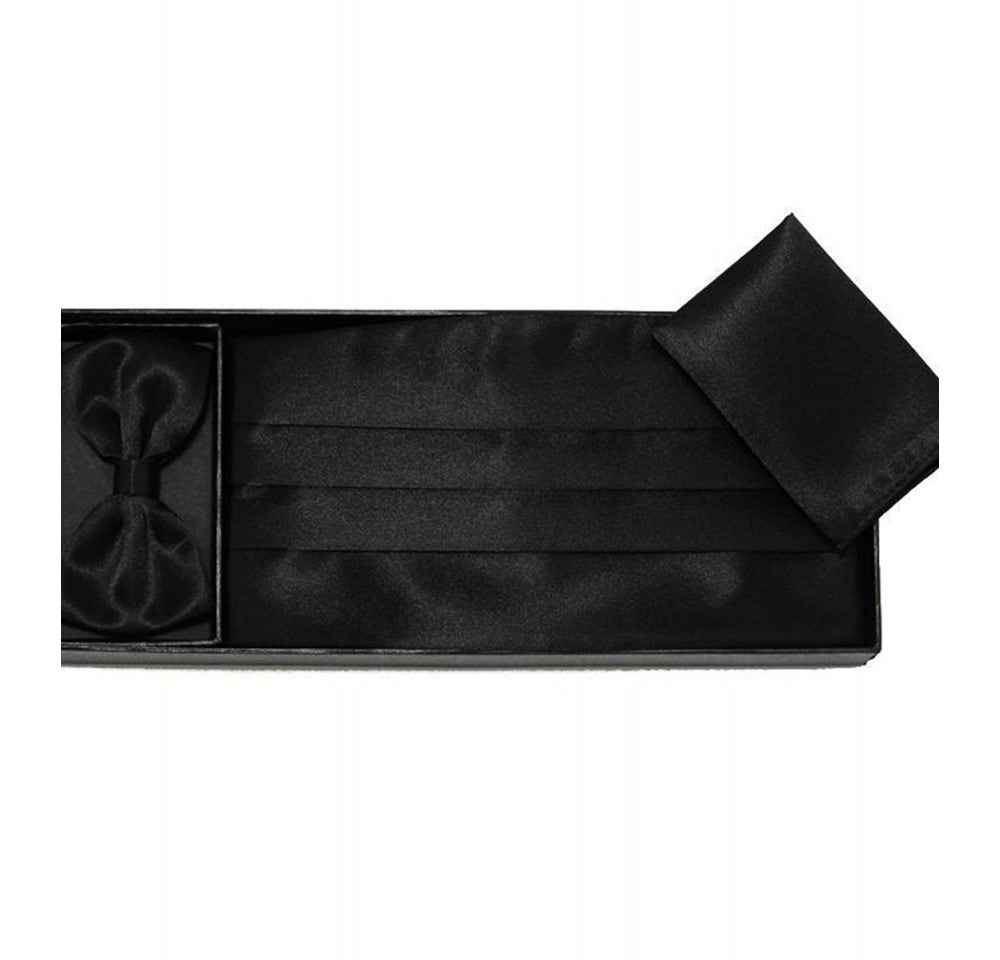 Insta Slim® Cummerbund, Bow Tie & Pocket Square Set 155488