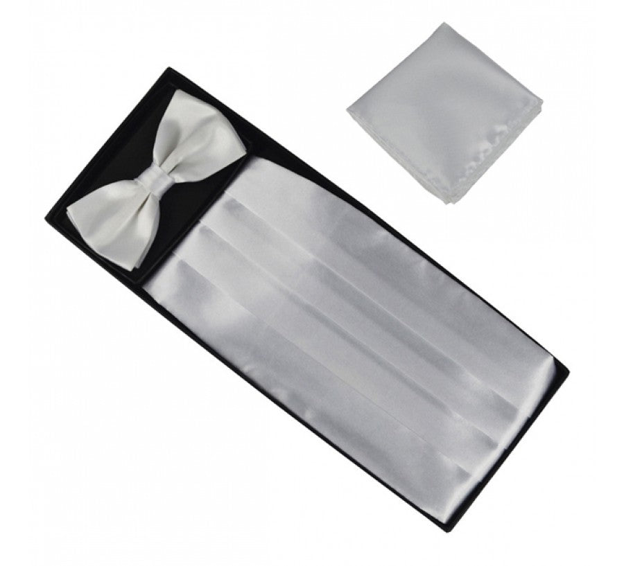 Insta Slim® Cummerbund, Bow Tie & Pocket Square Set 155488