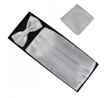 Insta Slim® Cummerbund, Bow Tie & Pocket Square Set 155488