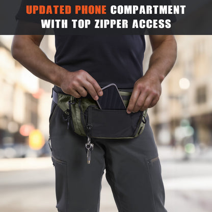 Votagoo Tactical CCW Fanny Bag Adjustable Waist Belt Tactical Waist Bag Handgun Pouch