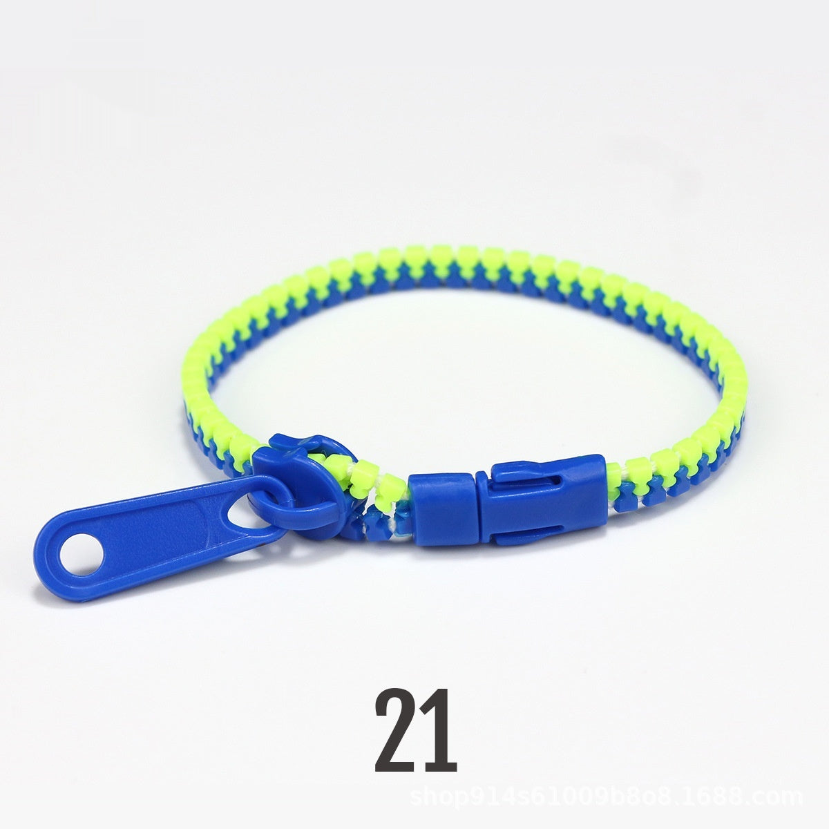 No 5 Two-color Children's Zipper Bracelet