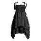 Dark Suspender Two Kinds Of Wearing Methods Artificial Silk Dresses