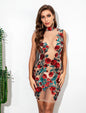 Women's Sexy Mesh Sequins Dress Nightclub Dresses
