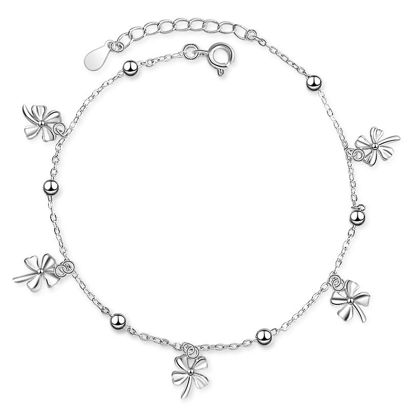 All-match Clover Beads Anklet For Women
