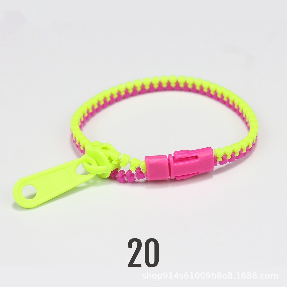 No 5 Two-color Children's Zipper Bracelet