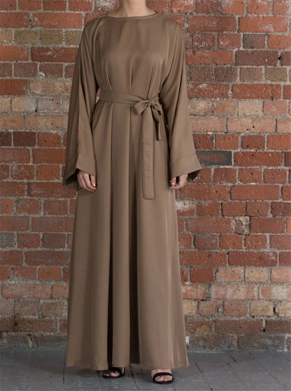 Style Turkey Solid Color Robe Dress Extra Large Dresses