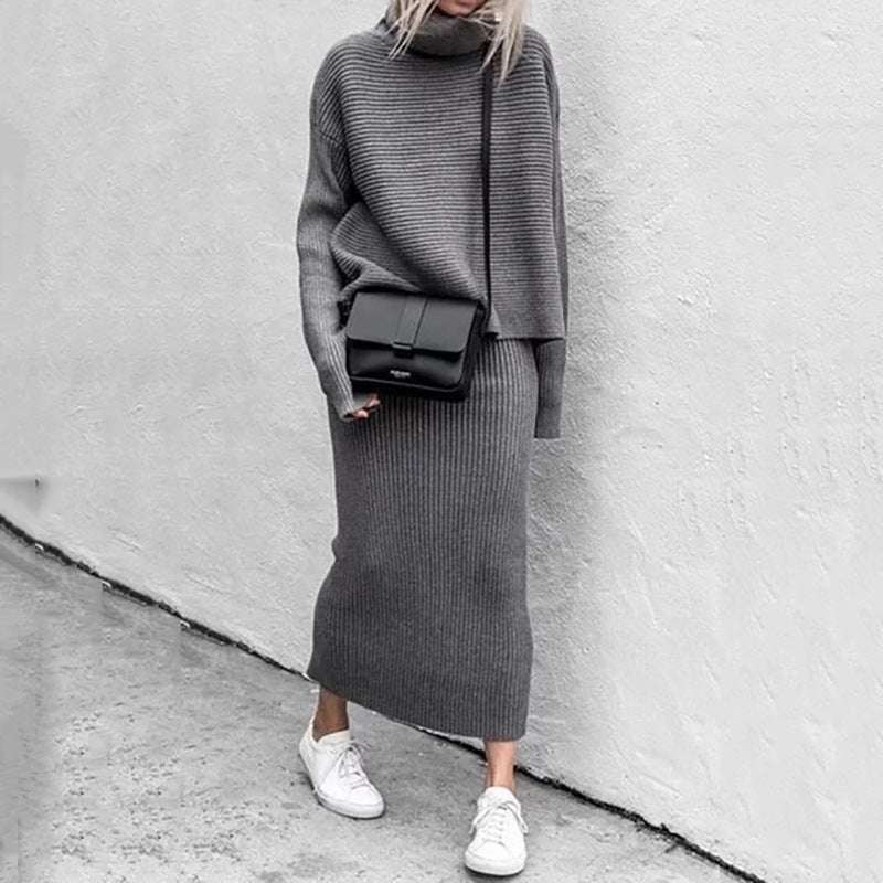 Women's Autumn Casual Loose Fashion Long Two-piece Suits