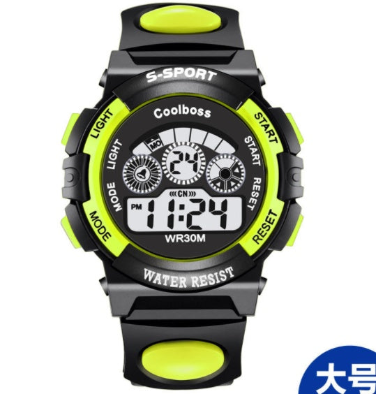 Direct manufacturers coolboss cool BOSSE children watch multifunctional light waterproof student electronic watch