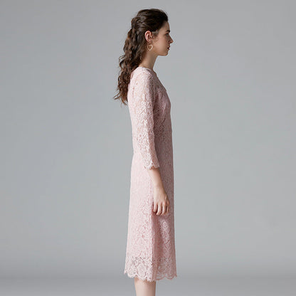 Pink Young Dress Slightly Fat French Phoenix Dresses
