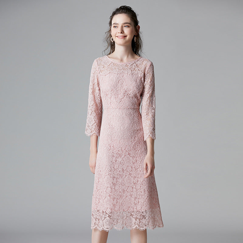 Pink Young Dress Slightly Fat French Phoenix Dresses