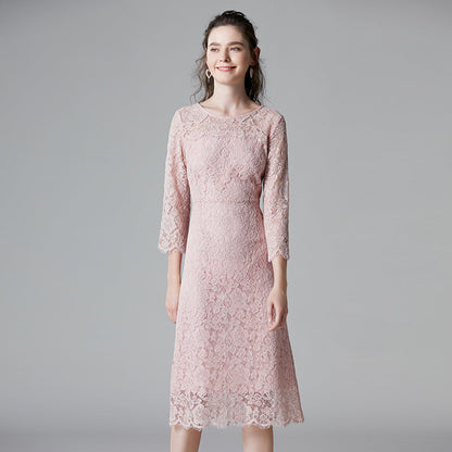 Pink Young Dress Slightly Fat French Phoenix Dresses