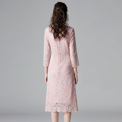 Pink Young Dress Slightly Fat French Phoenix Dresses