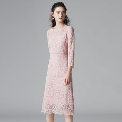 Pink Young Dress Slightly Fat French Phoenix Dresses