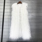 Women's Winter Lengthened Imitated Tibet Sheep Fur Coats
