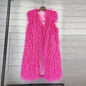 Women's Winter Lengthened Imitated Tibet Sheep Fur Coats