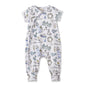 Seashore Baby Zipper Romper – Bamboo with Convertible Cuffs