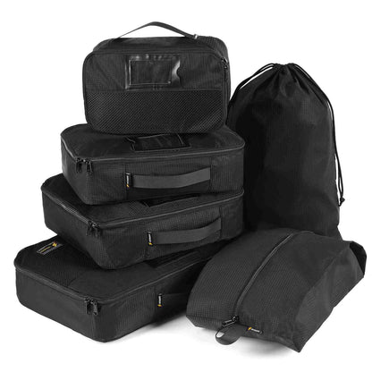 Votagoo Tactical Packing Cubes 6 Packs Lightweight Luggage Set Packing