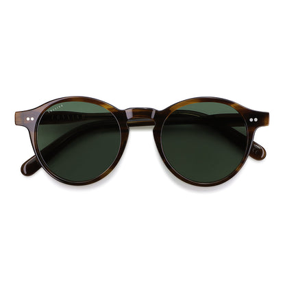 Redon 48mm Round Sunglasses | Horn
