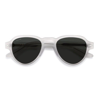 Soul 51mm Keyhole Sunglasses | White