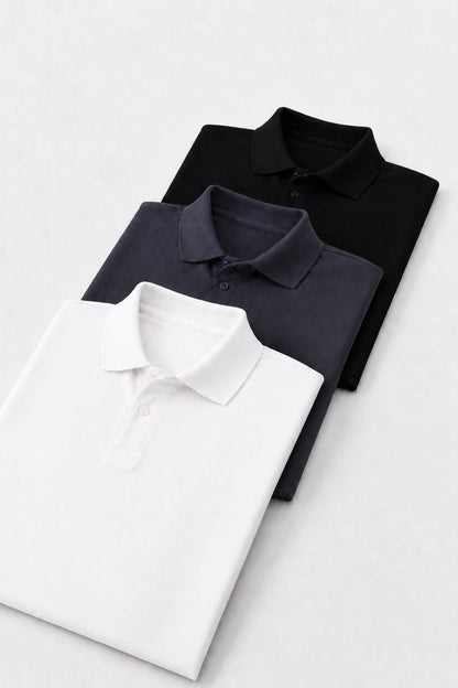 Combine Michail Men's 3-Pack Polo T-Shirt