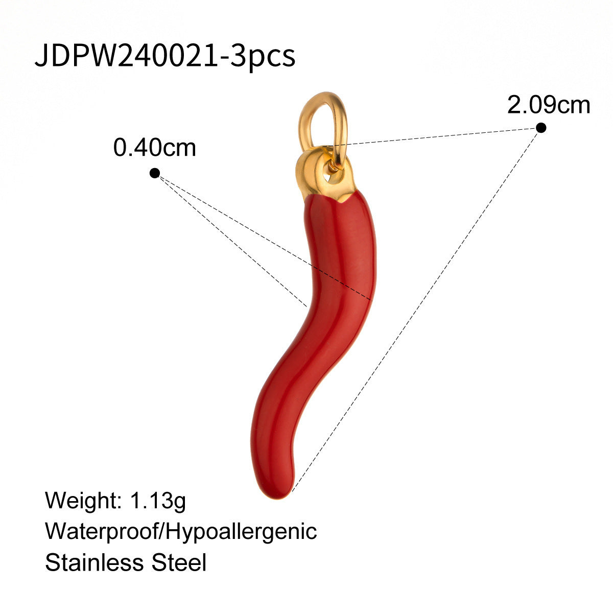 Women's Cute Drop Oil Pendant Color Retention Necklace Pendant