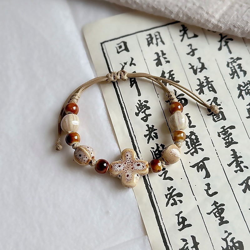 Processing Technology Of Women's Ceramic Braided Bracelet