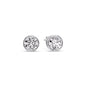 Bezel-Set Brilliant Round Diamond Solitaire Stud Earrings [IGI Certified]