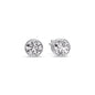 Bezel-Set Brilliant Round Diamond Solitaire Stud Earrings [IGI Certified]