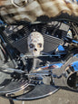 Ancient skull Deathly Hallows symbol horn cover